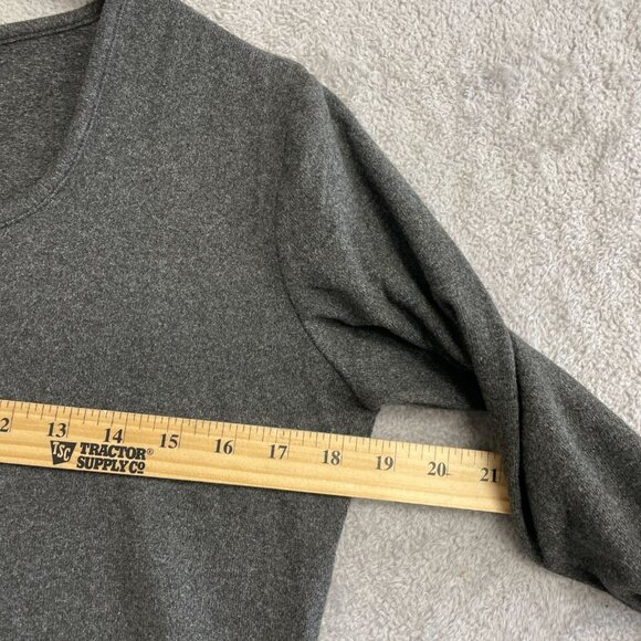 NEW Mario Serrani Women's M Long Sleeve Knit Top Gray - Picture 4 of 9
